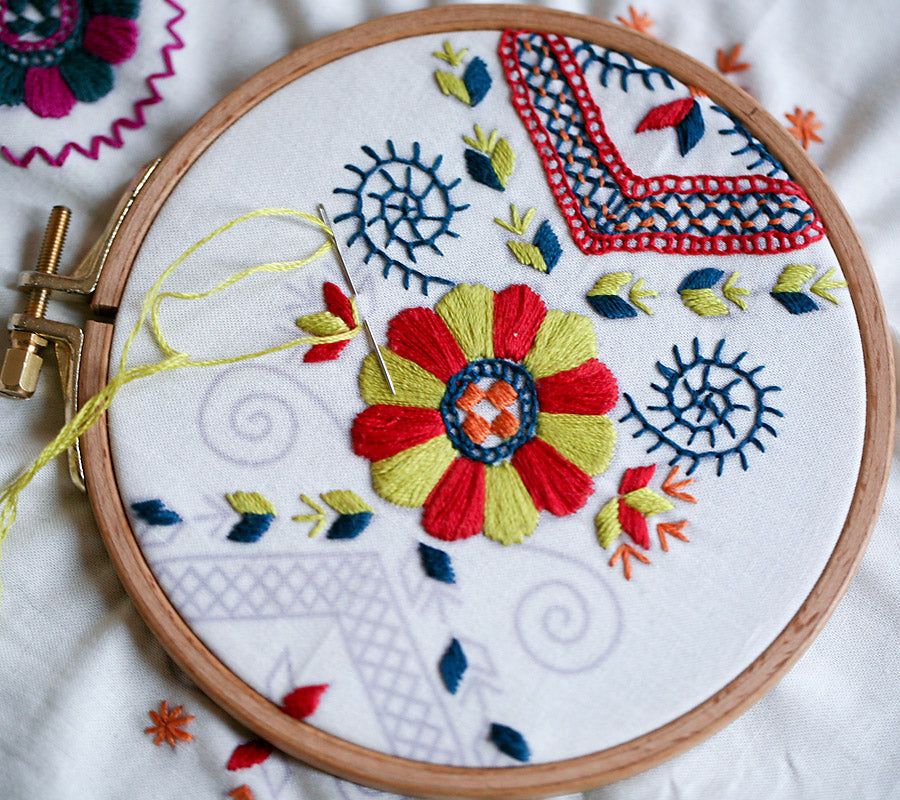 Embroidered Ornaments | Geometry