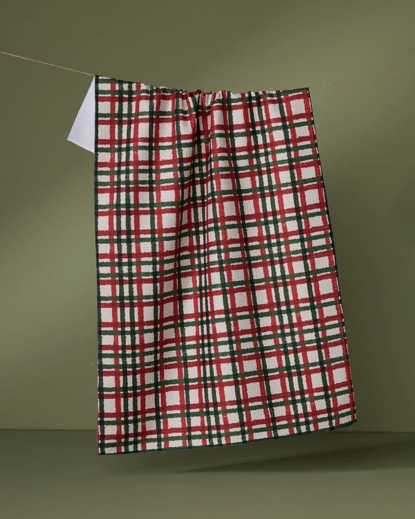 Holiday Charm Tea Towel | Geometry