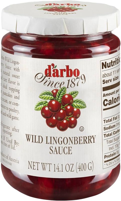 D’arbo Wild Lingonberry Preserves – 14 oz
