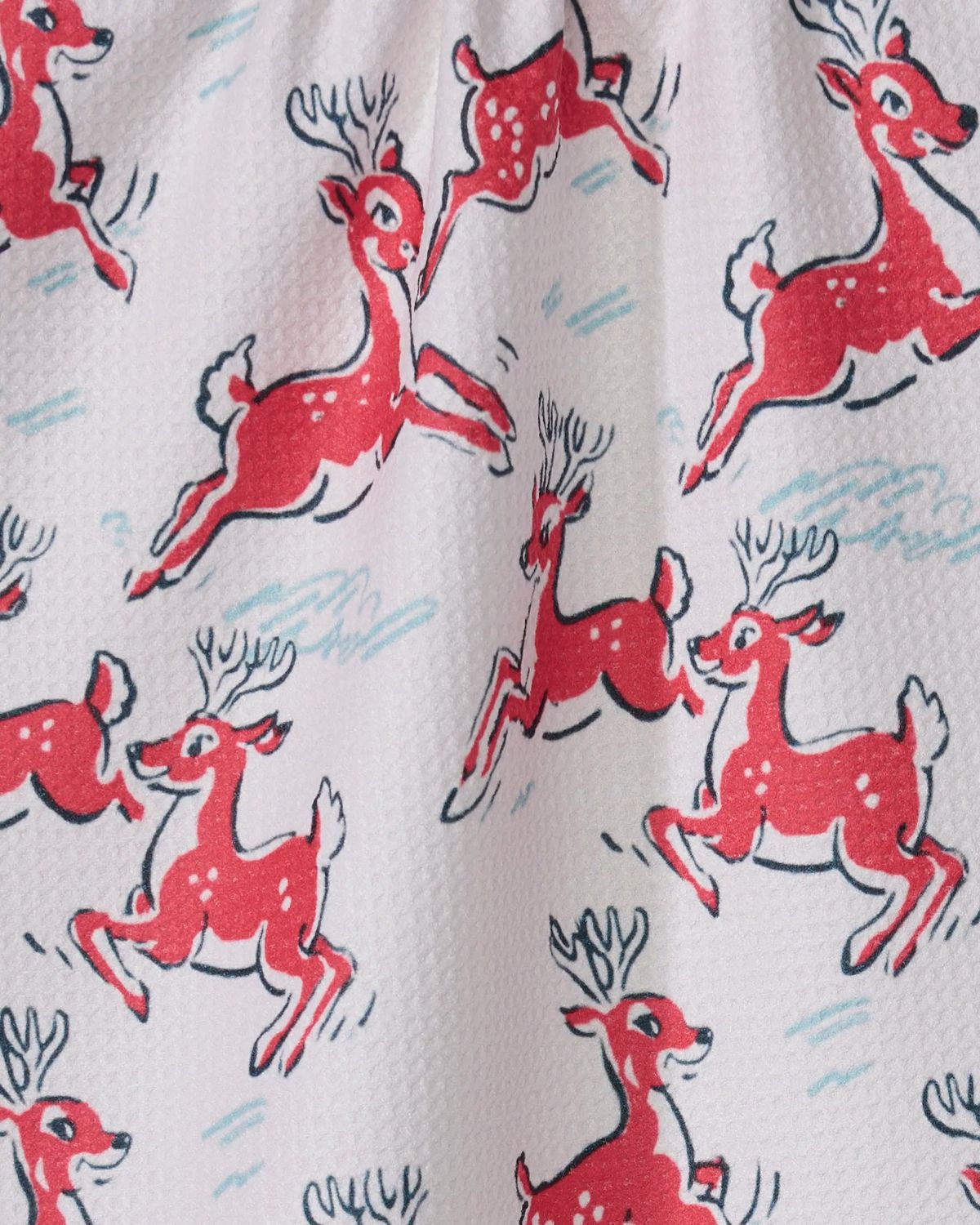 Prancing Reindeer Tea Towel | Geometry