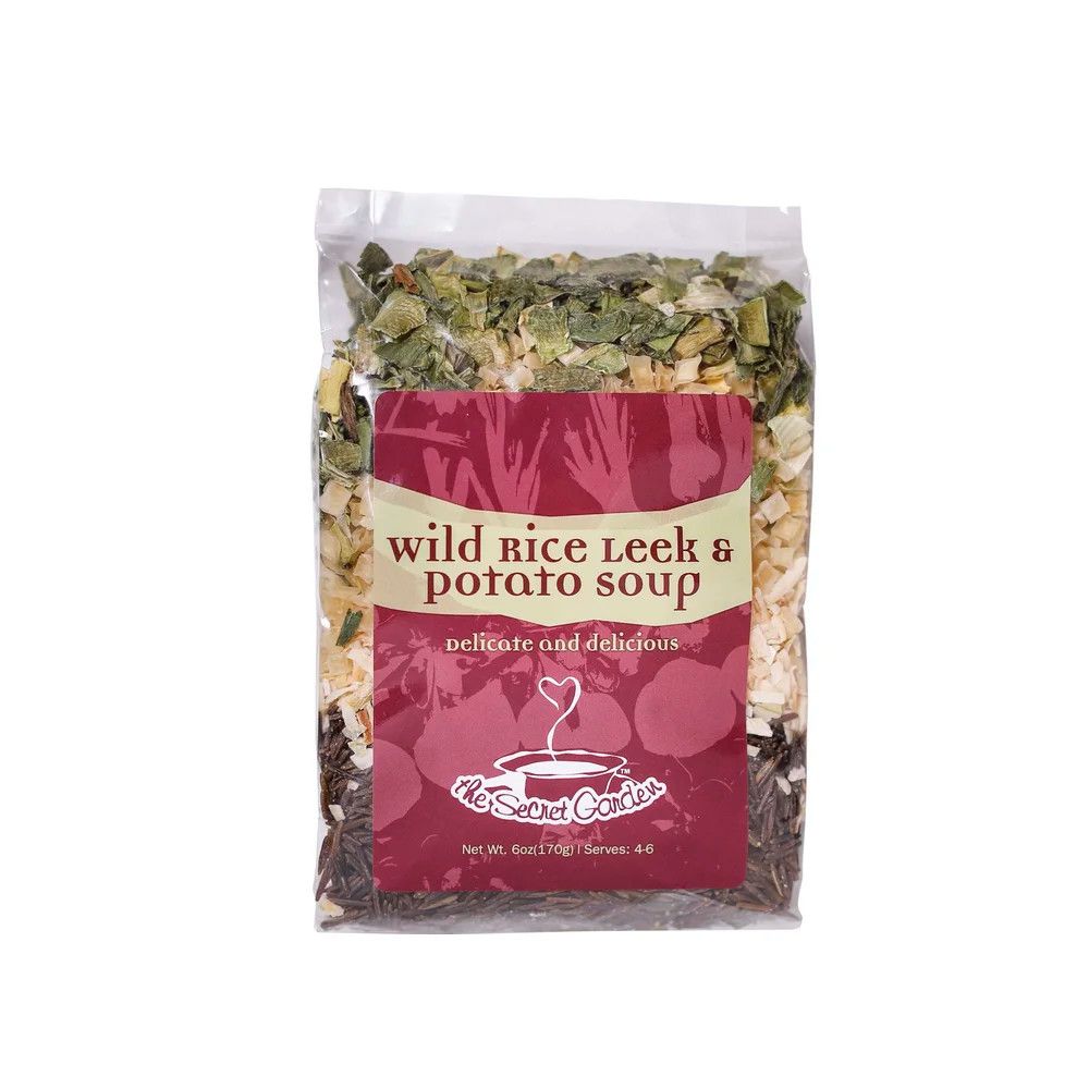 Leek &amp; Potato Wild Rice Soup