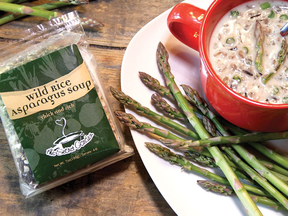 Asparagus Wild Rice Soup