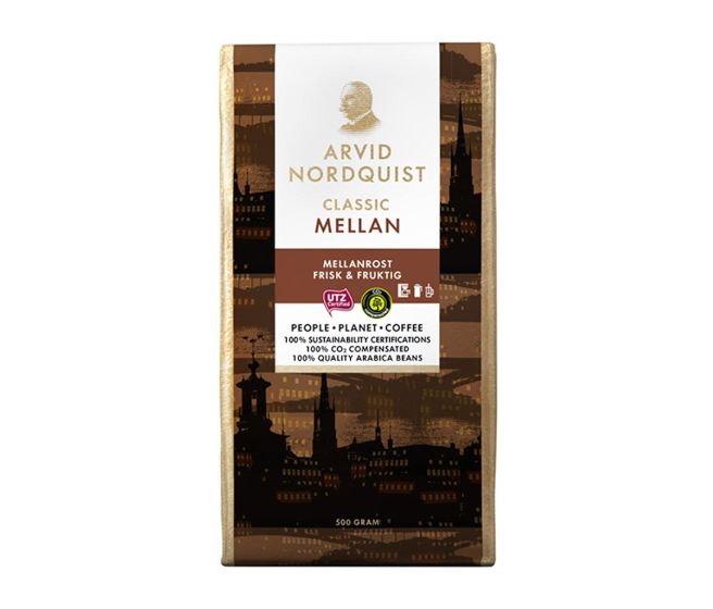 Arvid Nordquist Classic Medium Roast (Mellanrost) Ground Coffee – 17.6 oz