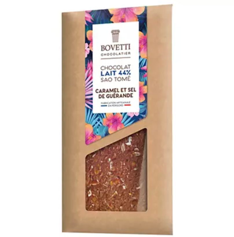 Bovetti Dark Chocolate &#39;Fleur de Sel&#39; Sea Salt Bar – 3.5 oz