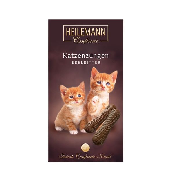 Heilemann Dark Chocolate Cat Tongues – 2.65 oz