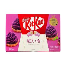 KITKAT Chocolate Wafer Bars Purple Sweet Potato Flavor 4.09 oz