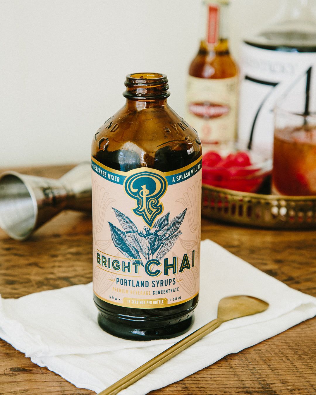 Bright Chai Syrup 12oz | Portland Syrups