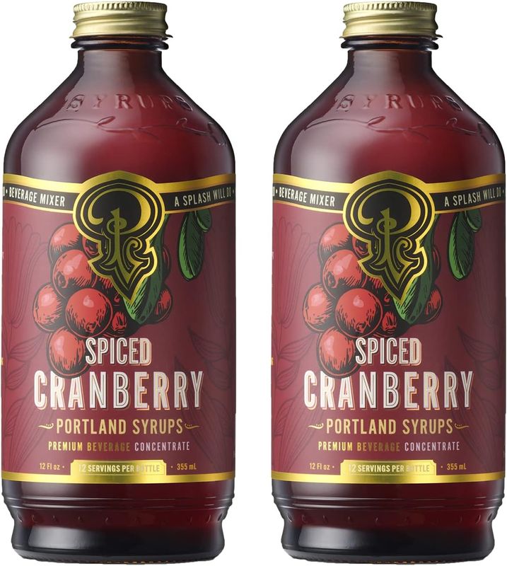 Spiced Cranberry Syrup 12oz | Portland Syrups