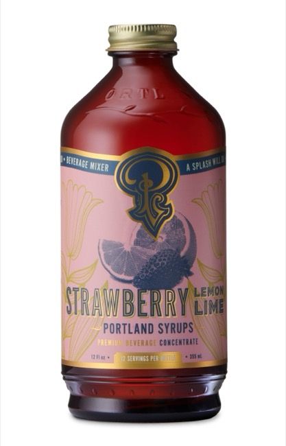 Strawberry Lemon Lime Syrup 3.4oz | Portland Syrups