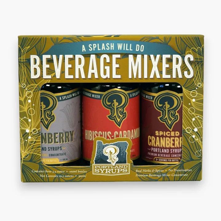 Gift Set - Gold Standard Cocktail / Mocktail Drink Mixers | Portland Syrups