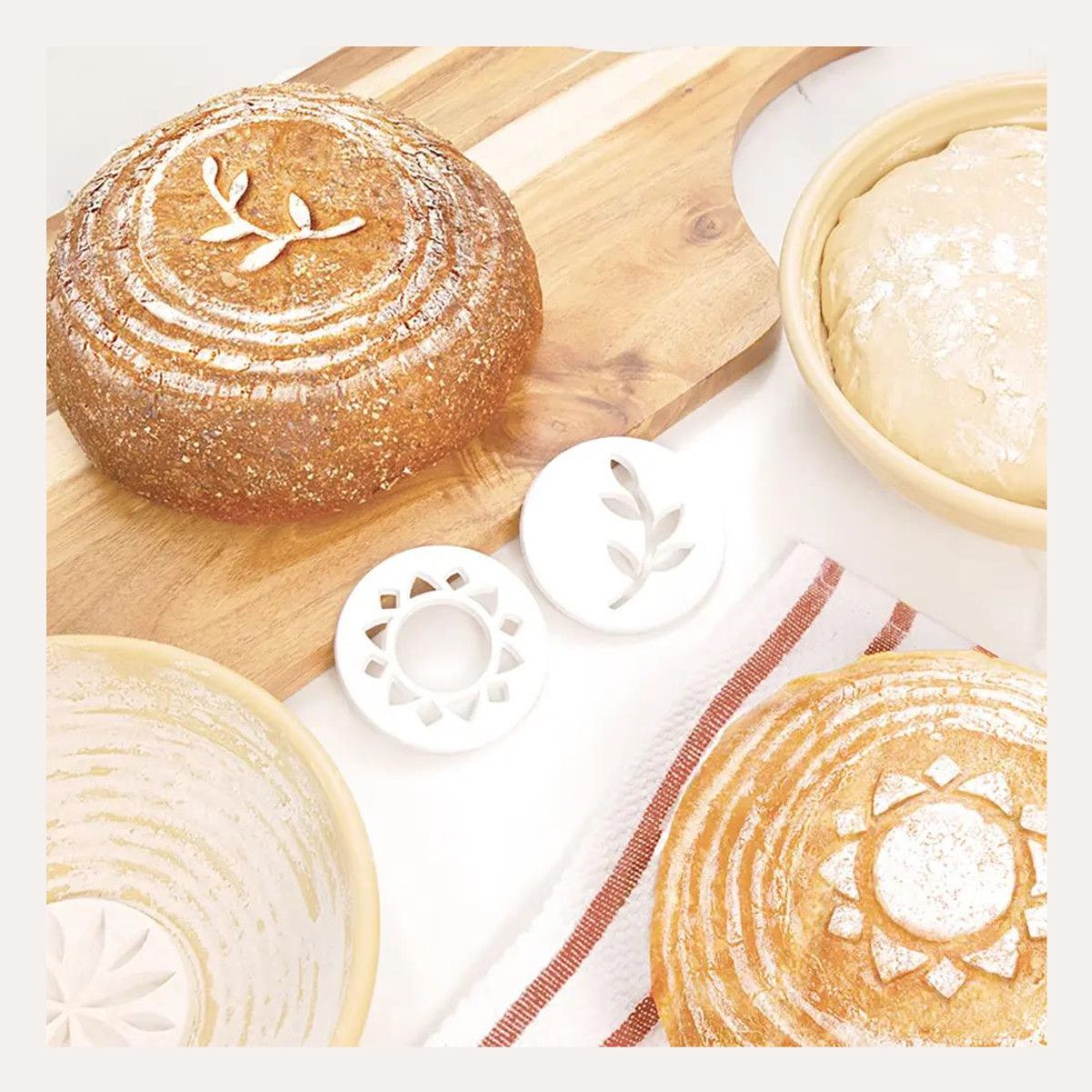 Talisman Bread Embosser, Set Of 2