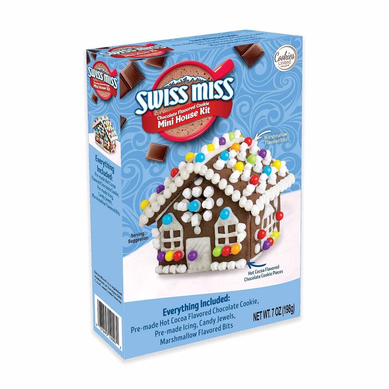 Swissmiss Mini Chocolate Cookie Gingerbread House Kit