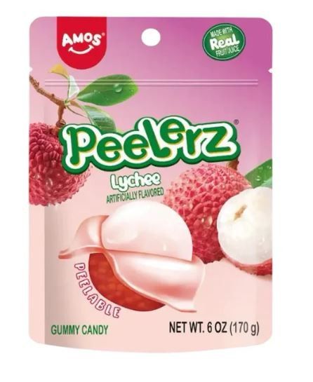 Amos Peelerz Lychee, 6oz Bag
