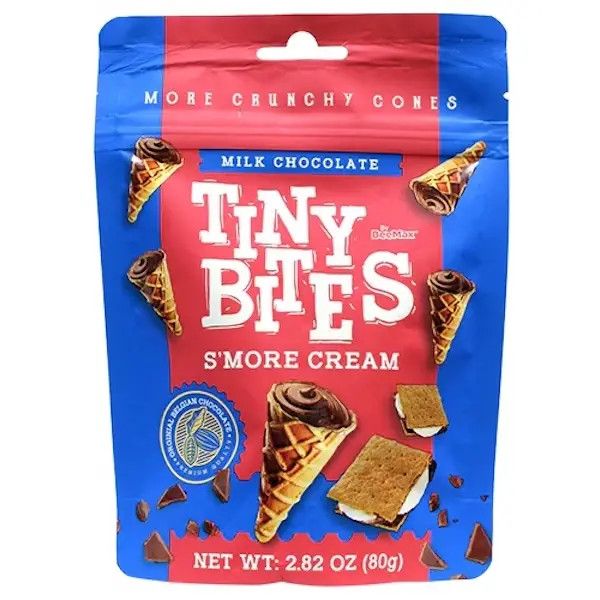 Tiny Bites Milk Choc S'more Cream Waffle Cone 2.8oz