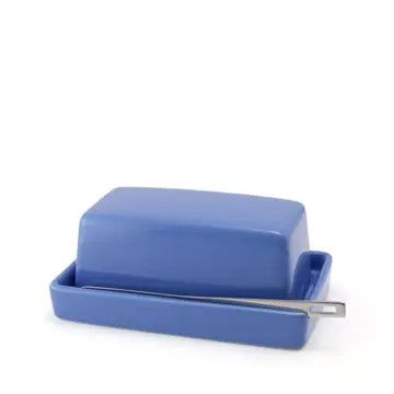 BEE HOUSE Butter Dish with s.s.butter knife - Blueberry