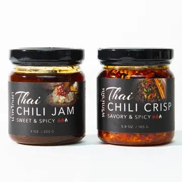Thai Chili Jam and Chili Crisp Set