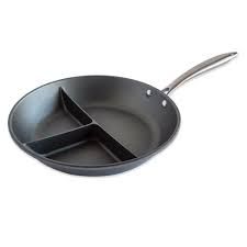 3-In-1 Divided Saute Pan - Cast | Nordicware