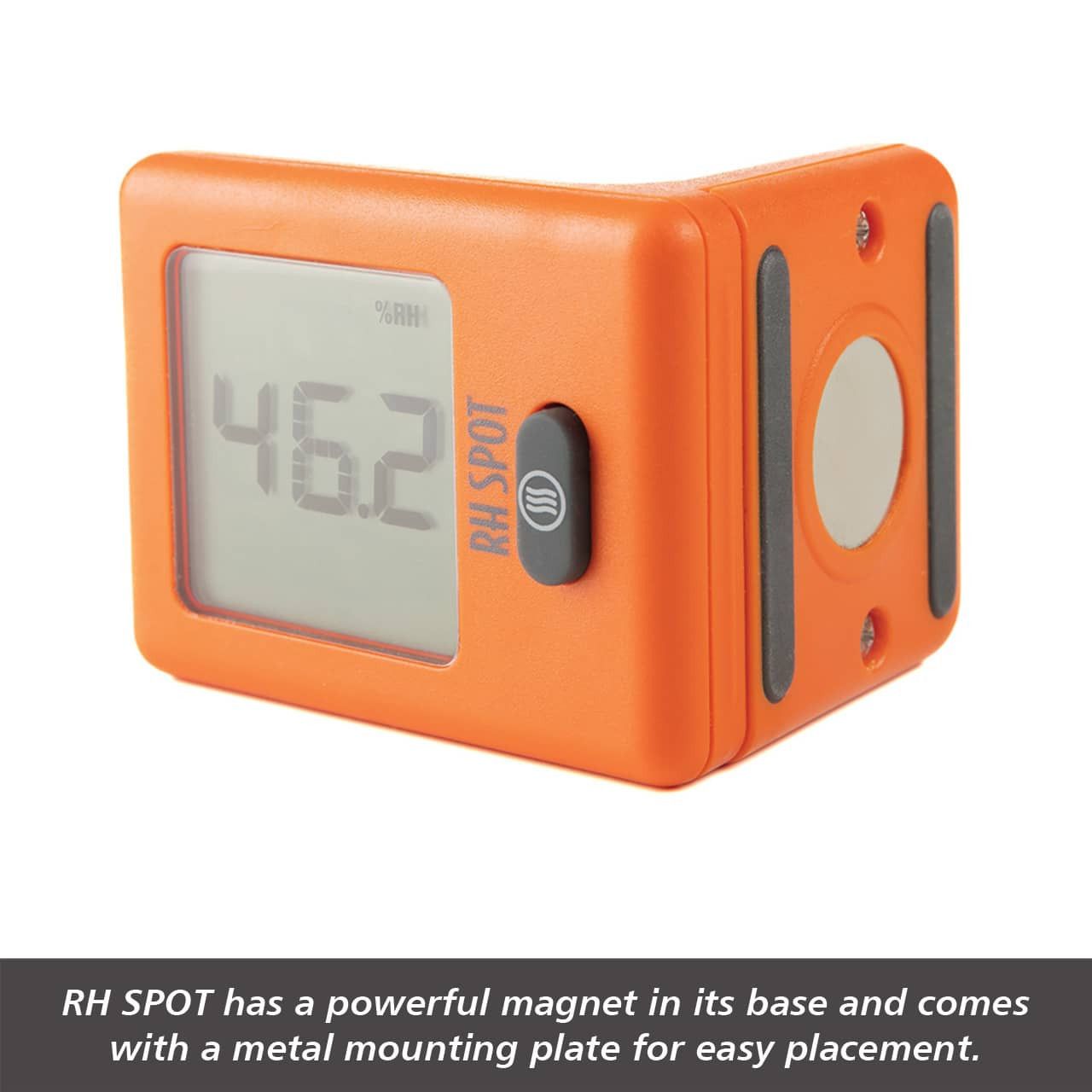RH SPOT - The Temperature &amp; Humidity Everywhere Thermometer, Orange