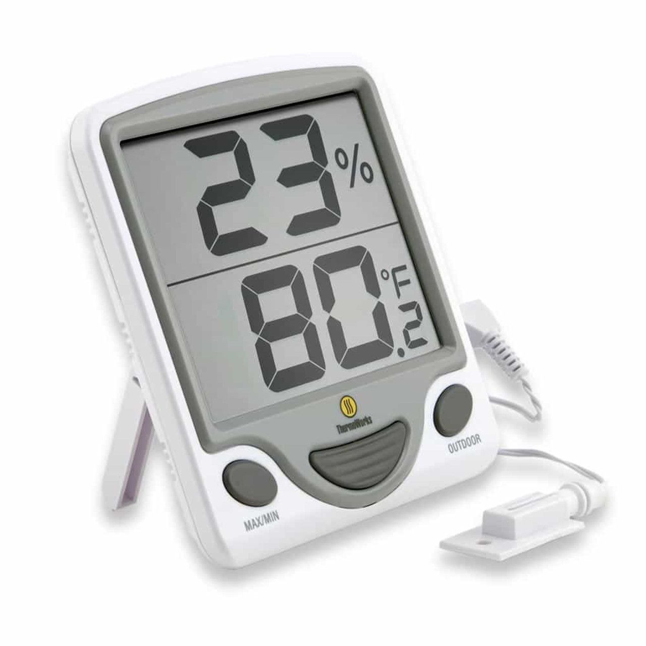 Thermo Hygrometer, Indoor/Outdoor with Ice Point Alert