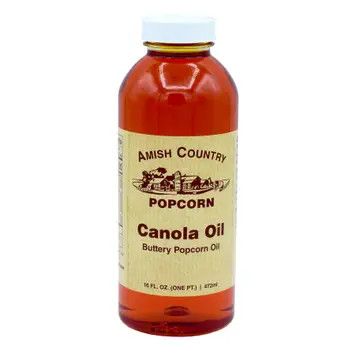 16oz. Bottle of Buttery Canola Oil | Amish Country Popcorn