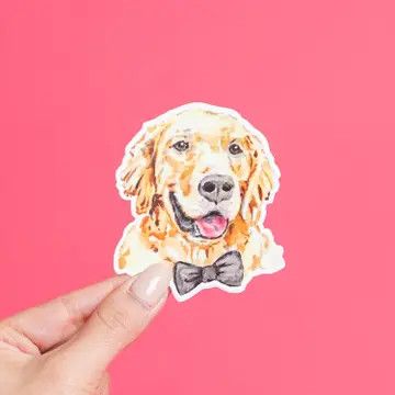 Golden Retriever Dog Sticker