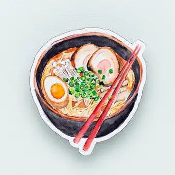 Ramen Sticker