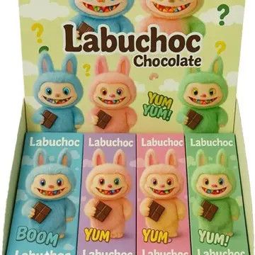 Labuchoc Labu Chocolate Bar 4 Flavor Cream Filled 2.6 oz