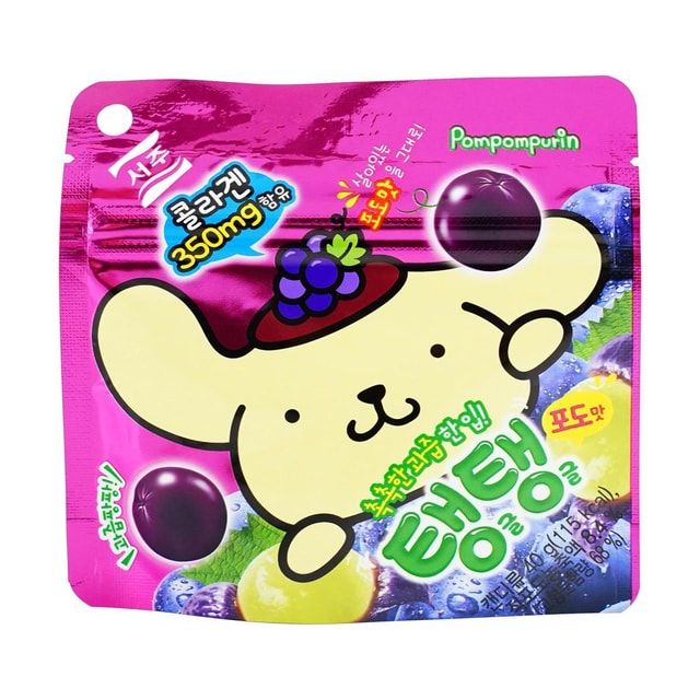 Sanrio Pompompurin Tang Tang Jelly Gummy Candy Grape Flavor 1.41 oz