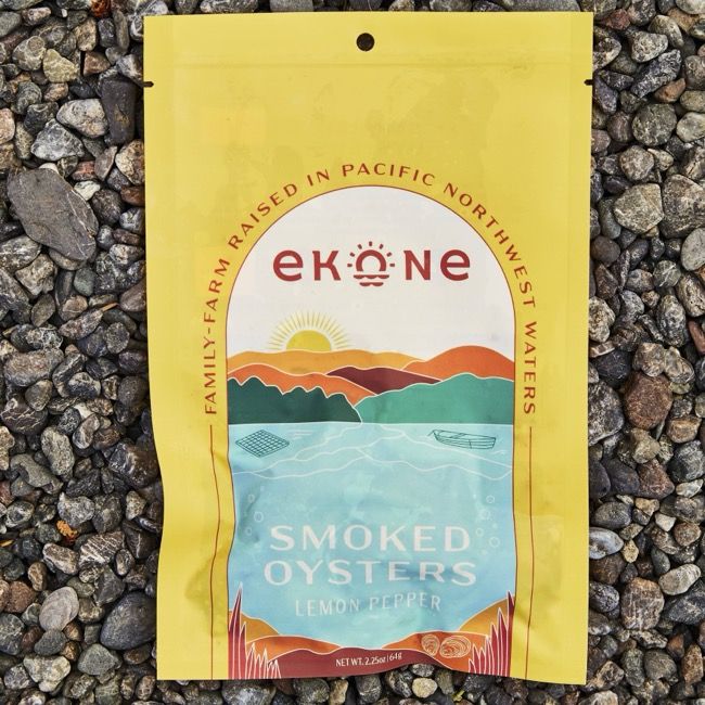 Lemon Pepper Smoked Oyster RTE 2.25oz Pouches | Ekone