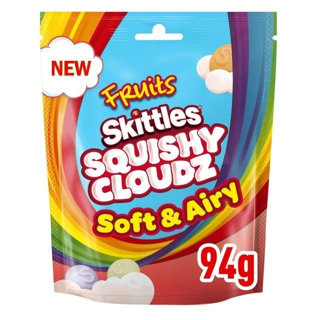Limited Import - Skittles Squishy Cloudz Crazy Sours, 94g