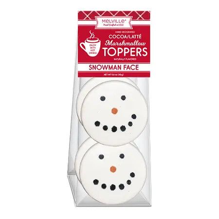 Snowman Marshmallow Toppers