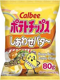 Calbee Honey Butter Potato Chips 2.8oz