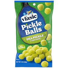 Vlasic Pickle Balls, Dill Pickle Corn Puffs 2oz
