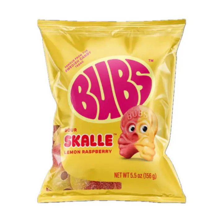Bubs Sour Skall Lemon Raspberry 5.5 oz.