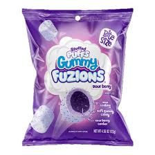 Stuffed Puffs Gummy Fuzions, Sour Berry, 4.23 oz.