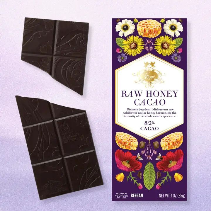 Dark Chocolate Bar w/ Raw Honey