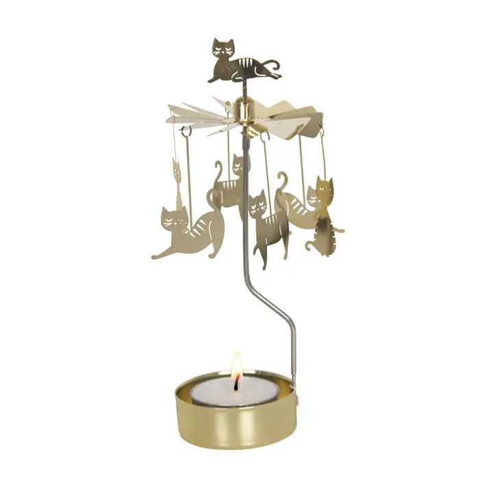 Cat Rotary Candleholder