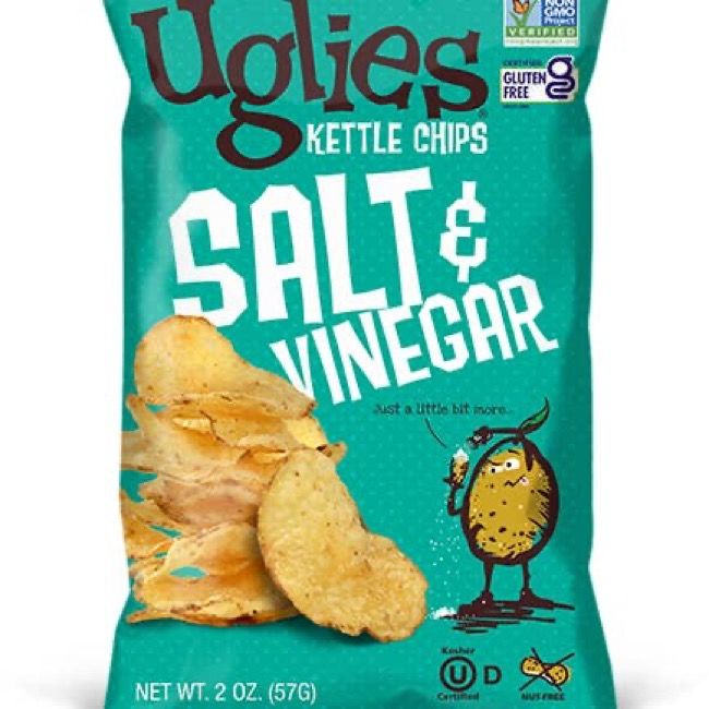 Salt and Vinegar Kettle Cooked Potato Chips, 5 oz | Pop Daddy Snacks