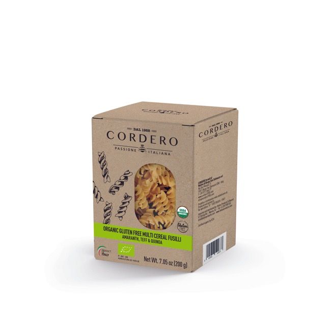 Organic Gluten Free Multicereal Fusilli w/ Amaranth, Teff &amp; Quinoa, 7.05oz