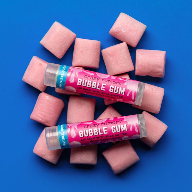 All Natural, Vegan Bubble Gum Lip Balm