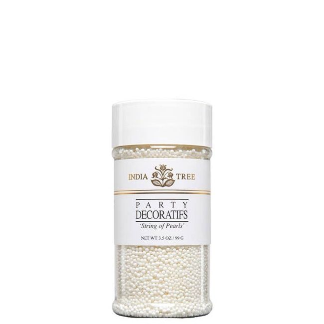 String of Pearls Sprinkles | India Tree