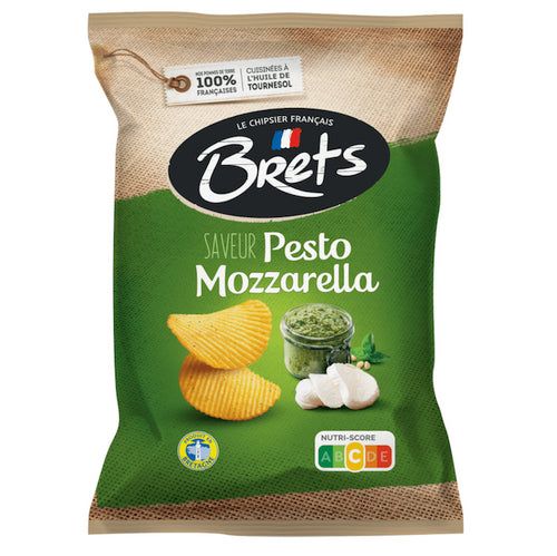 Brets Potato chips  Pesto Mozarella