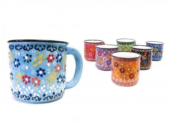 Dantel Design Ceramic Barrel Mug