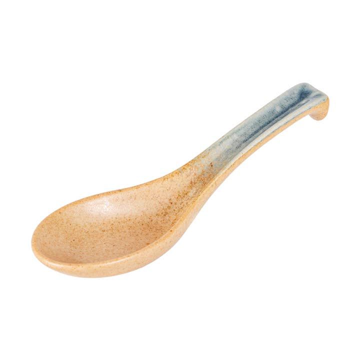 Ao Nagashi 5.75 Inch Length Soup Spoon (10/240) | Urban Tokyo
