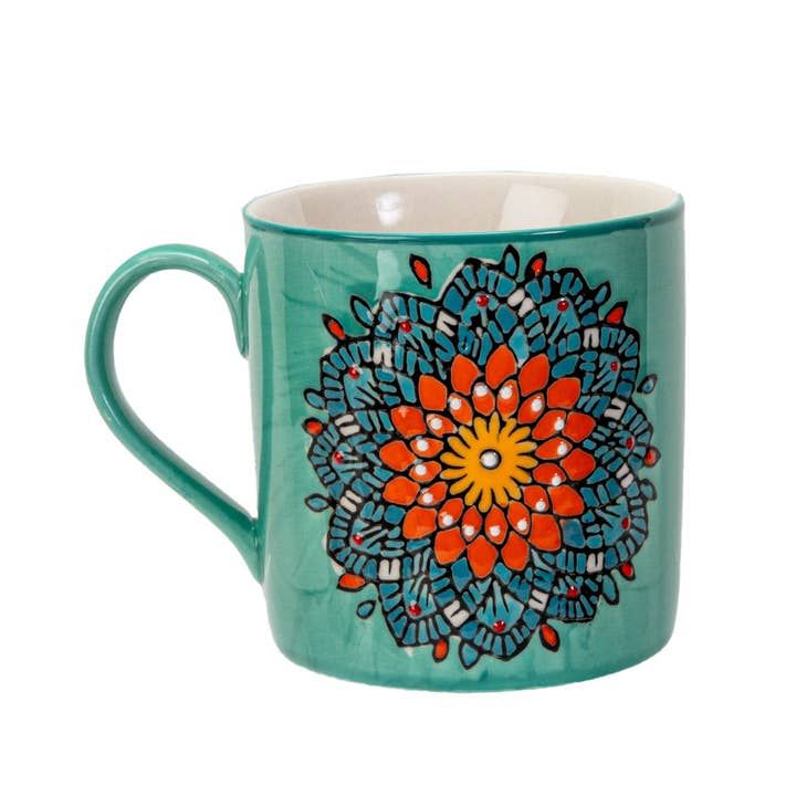 Mandala Anahata Seven Chakra 11oz Mug (4/32) | Urban Tokyo