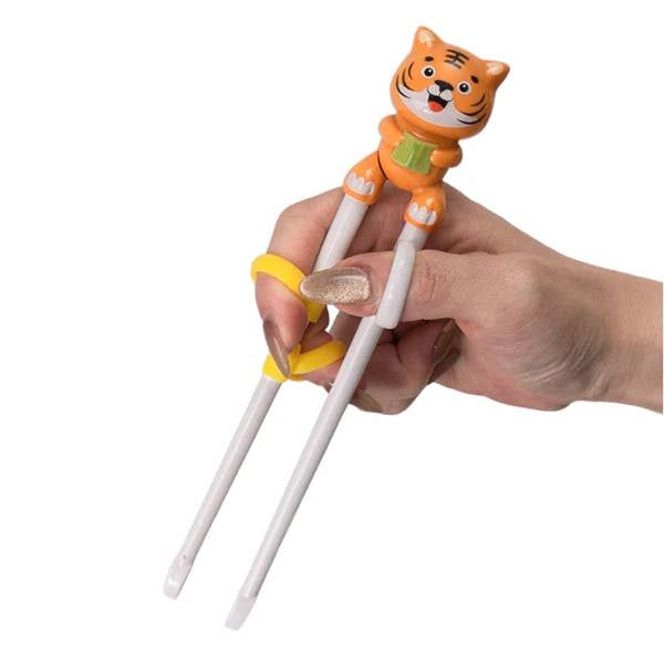 Monkey Training Chopsticks Plastic With Adjustable Silicon
