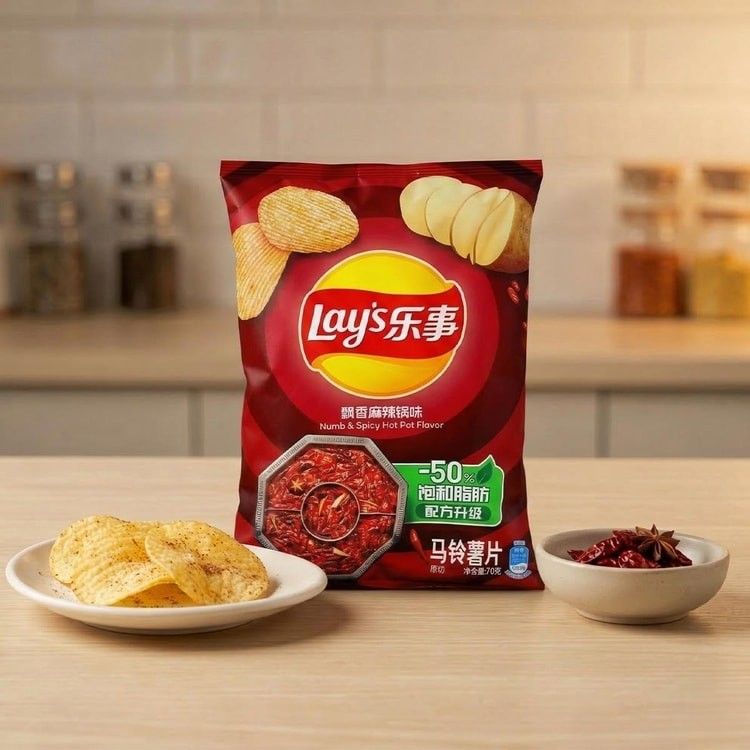 Spicy Hot Pot Potato Chips 2.46 oz