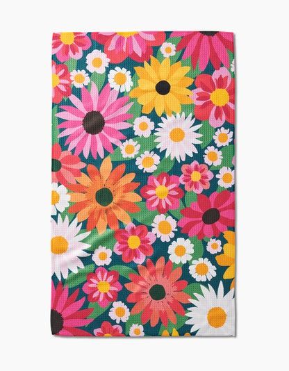 Wild Blooms Tea Towel | Geometry