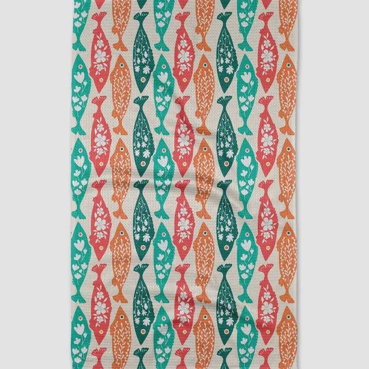 Swedish Fish Tea Towel | Geometry