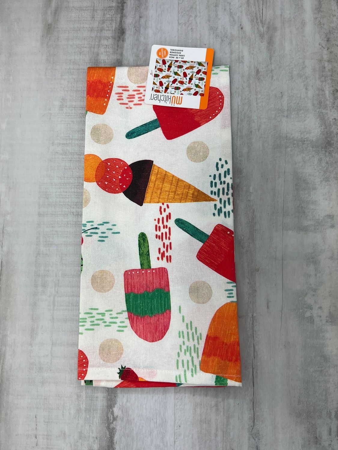 Vibe Recycled Dish Towel - Cherry Tomatoes | MU Kitchen